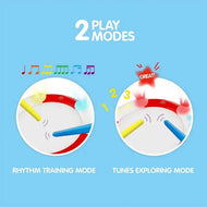 Hape Learn To Play Drum Set - Educational Music Toy for Toddlers (12M+)