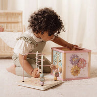 Wooden Activity Cube | Fairy Garden