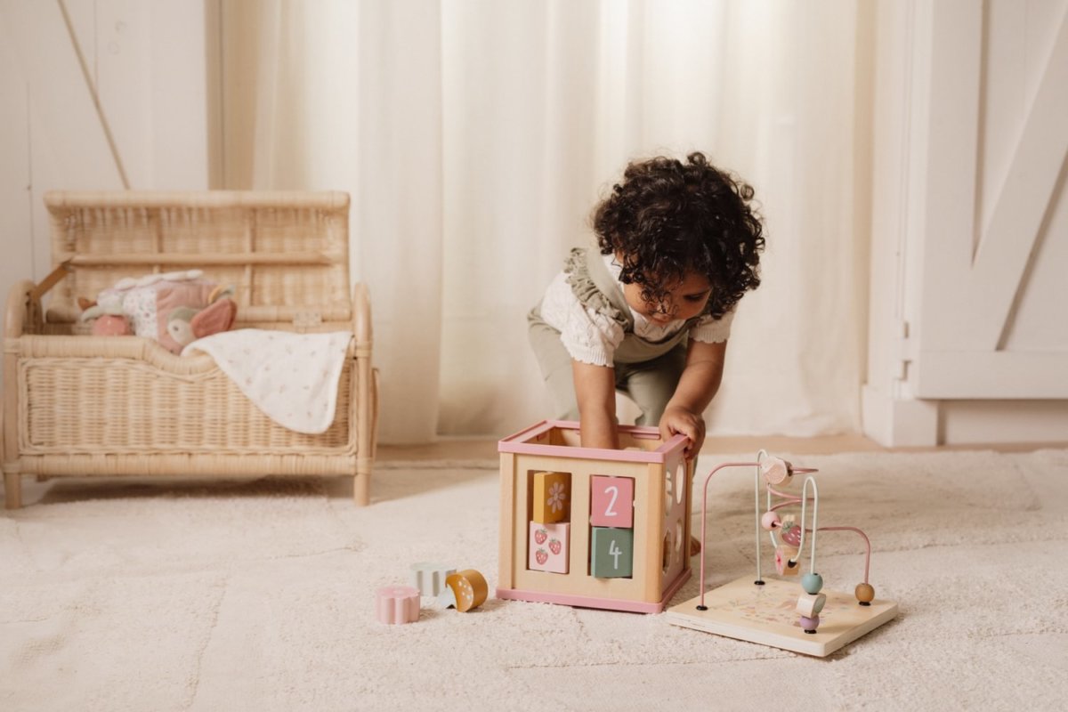 Wooden Activity Cube | Fairy Garden