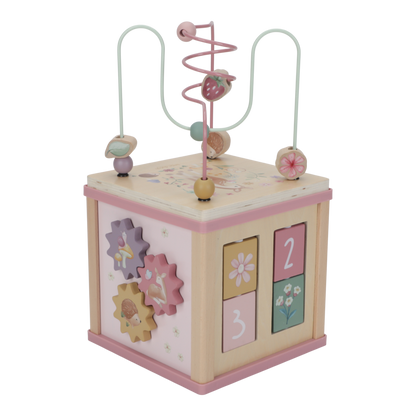 Wooden Activity Cube | Fairy Garden