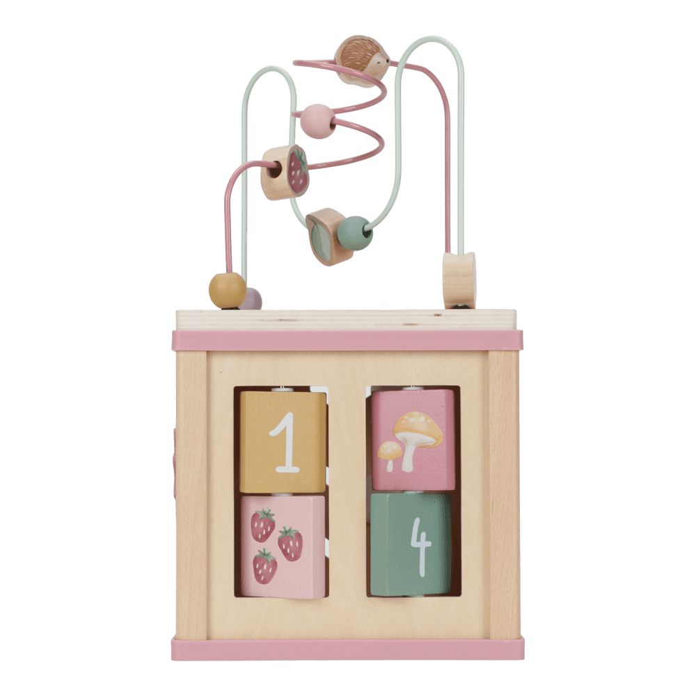 Wooden Activity Cube | Fairy Garden