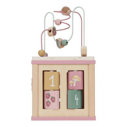 Wooden Activity Cube | Fairy Garden