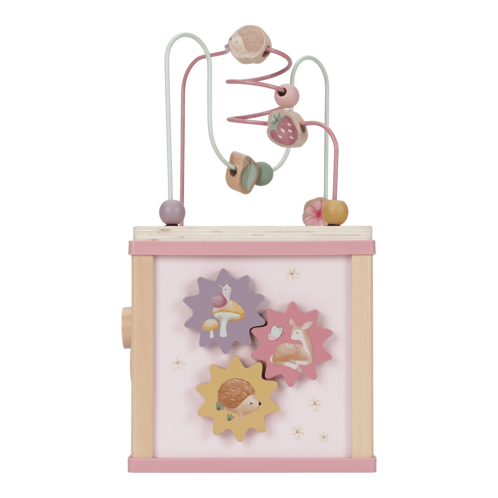 Wooden Activity Cube | Fairy Garden