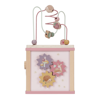 Wooden Activity Cube | Fairy Garden