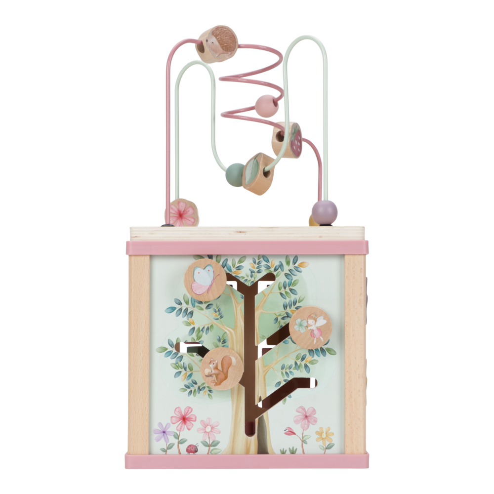 Wooden Activity Cube | Fairy Garden