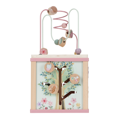 Wooden Activity Cube | Fairy Garden
