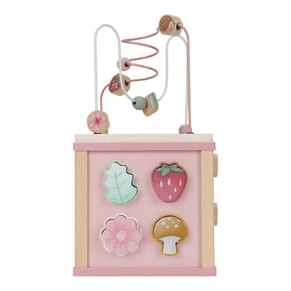 Wooden Activity Cube | Fairy Garden