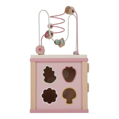 Wooden Activity Cube | Fairy Garden