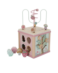 Wooden Activity Cube | Fairy Garden