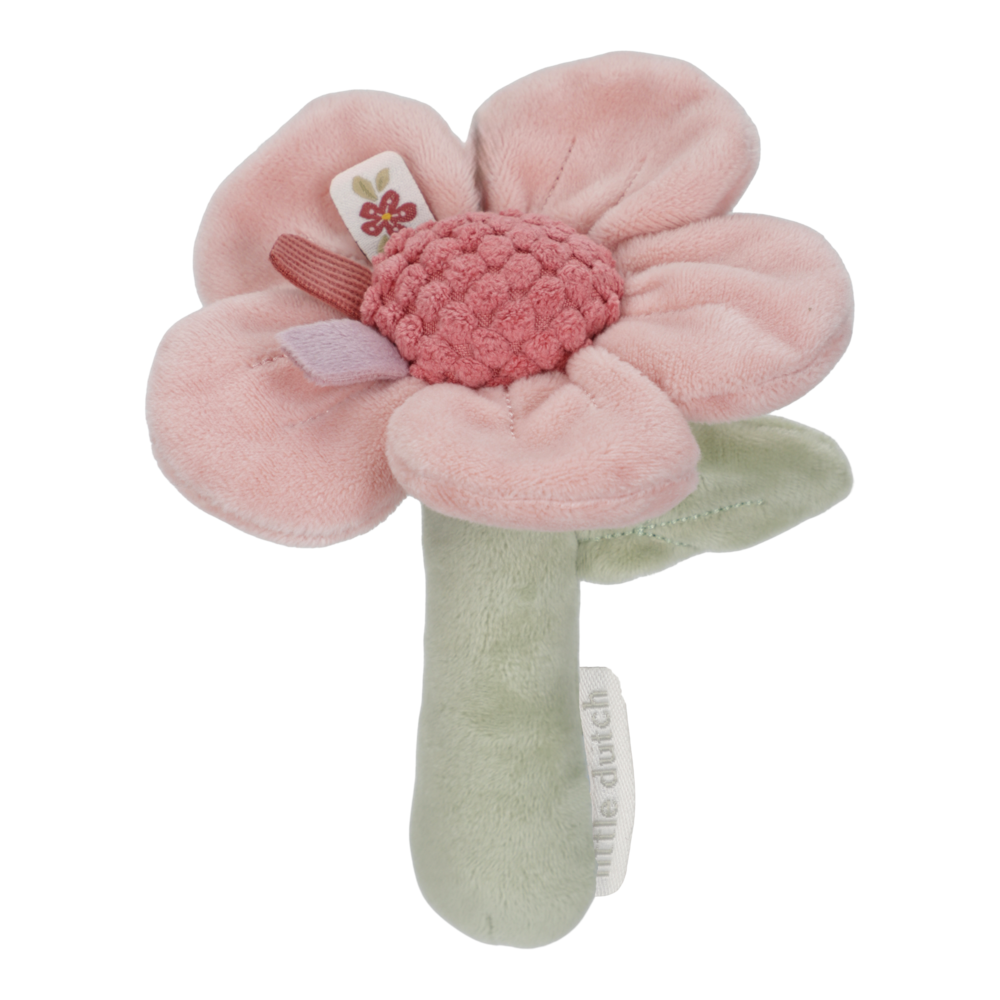 Rattle Toy Pink Flower
