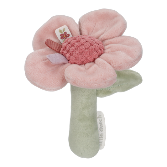 Rattle Toy Pink Flower