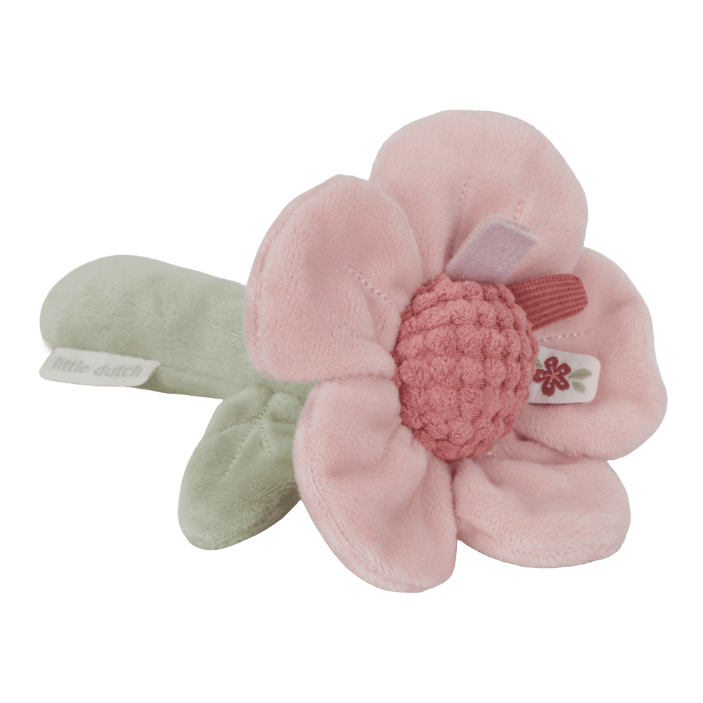 Rattle Toy Pink Flower