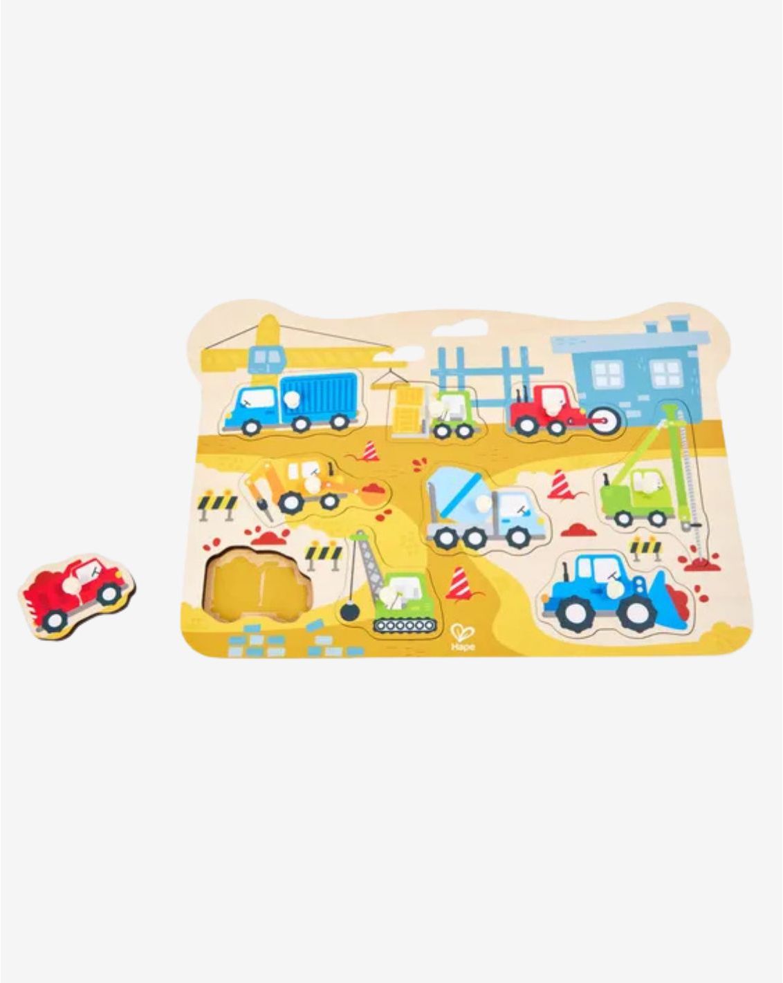 Shape Puzzle - Construction Vehicles – HAPE