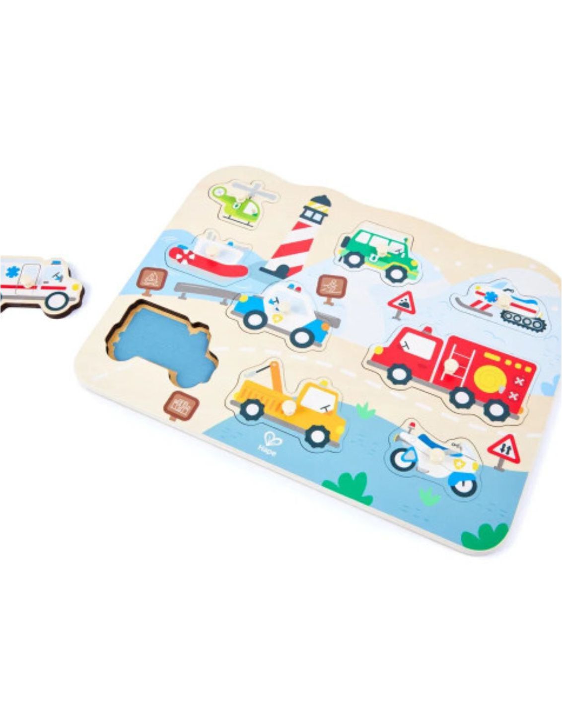Shape Puzzle - Rescue Vehicles – HAPE