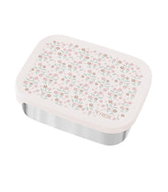 Stainless steel and silicone lunch box – Small flowers