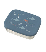 Stainless steel and silicone lunch box – Sharks