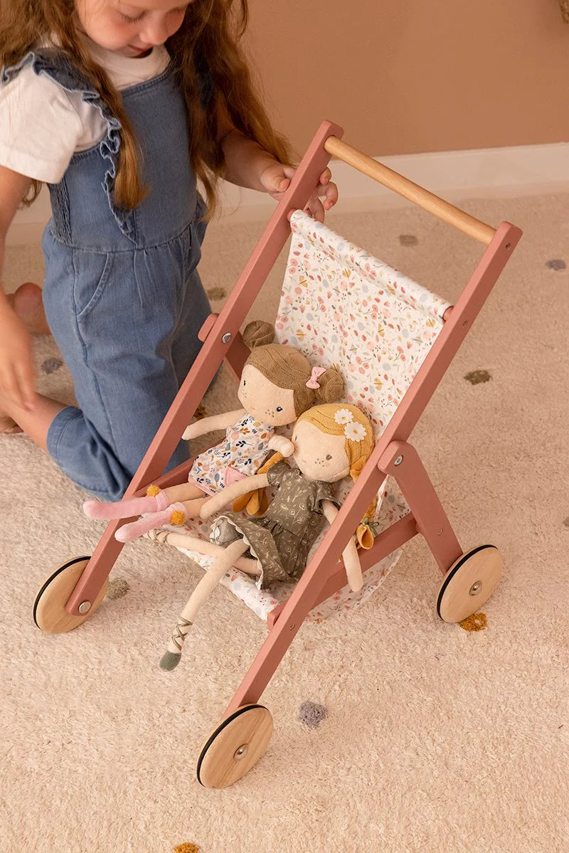 Doll stroller Flowers & Butterflies
