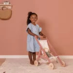 Doll stroller Flowers & Butterflies