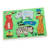 3-Piece Wooden Puzzle - Safari