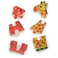 3-Piece Wooden Puzzle - Safari