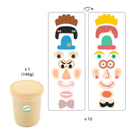 Dough Craft for Little Ones - Funny Faces