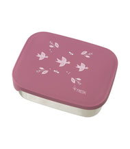 קופסת אוכל נירוסטה וסיליקון – ציפורים