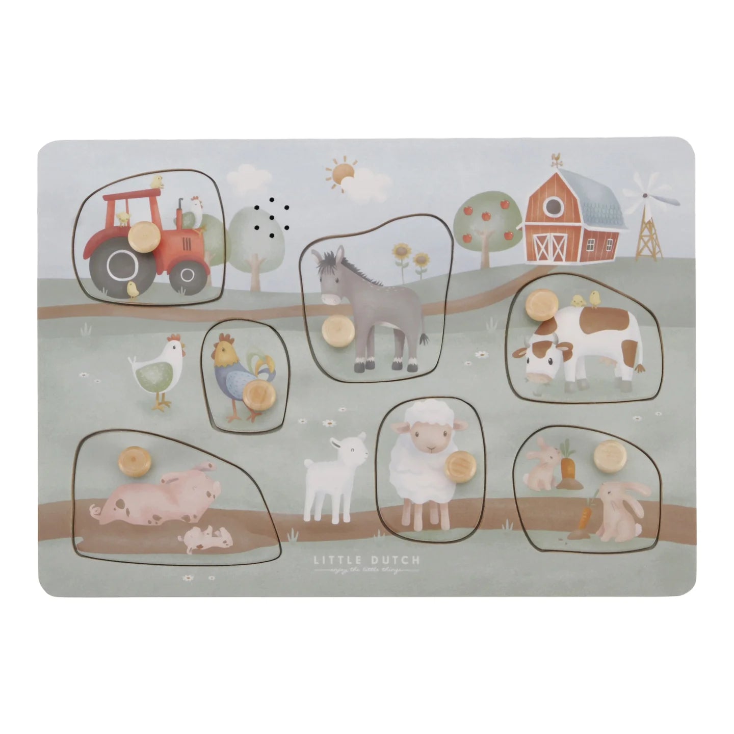 Wooden Sound Puzzle | Little Farm