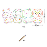 Craft for Little Ones - Engraving Wild Animals