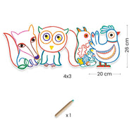 Craft for Little Ones - Engraving Forest Animals