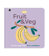 ספר קרטון תחושתי – פירות וירקות