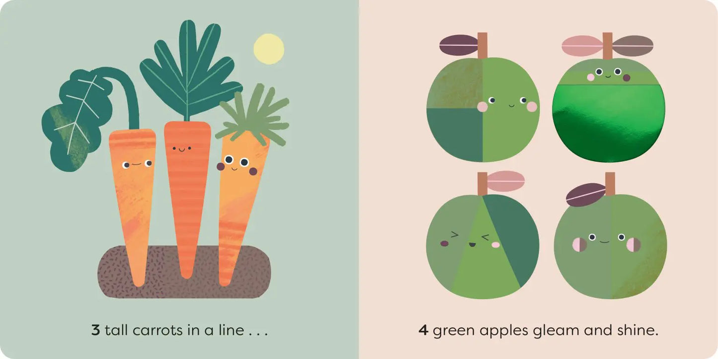 Sensory Cardboard Book – Fruits and Vegetables