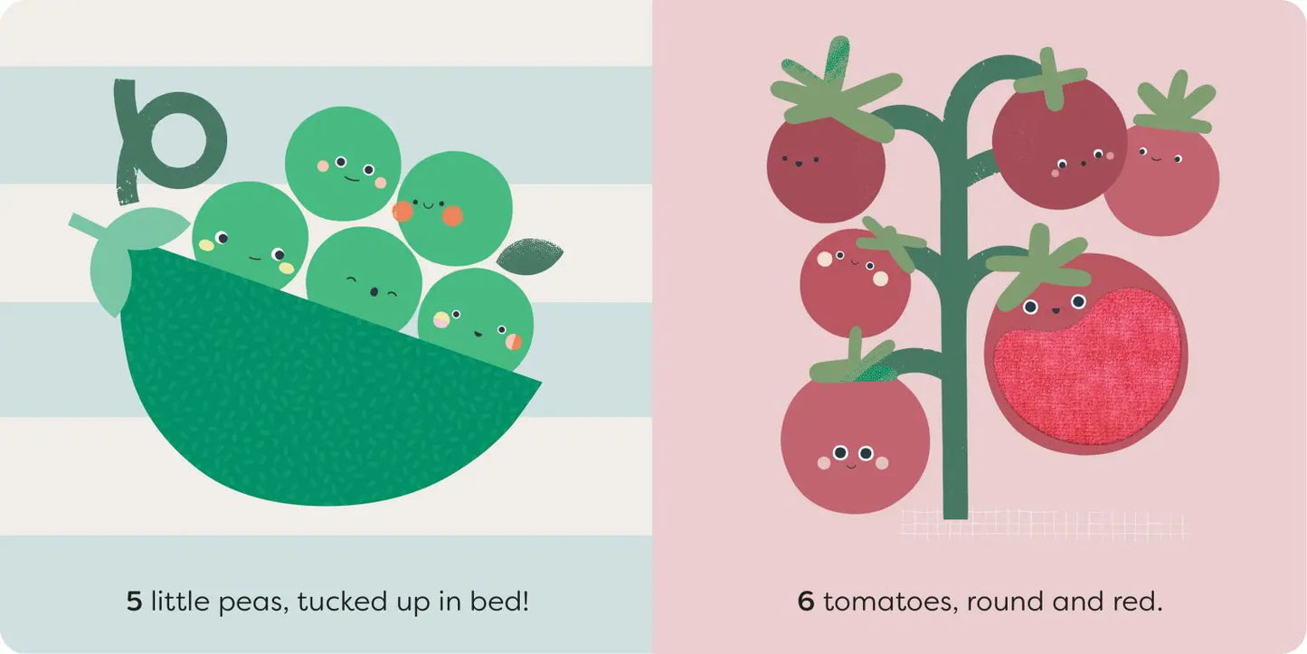 Sensory Cardboard Book – Fruits and Vegetables