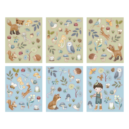 Sticker Set Forest Animal