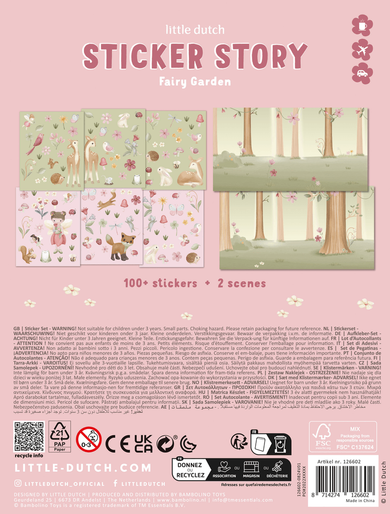 Sticker Set Fairy Garden