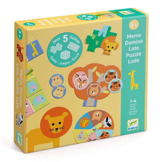 5-in-1 Game Set - In the Savannah