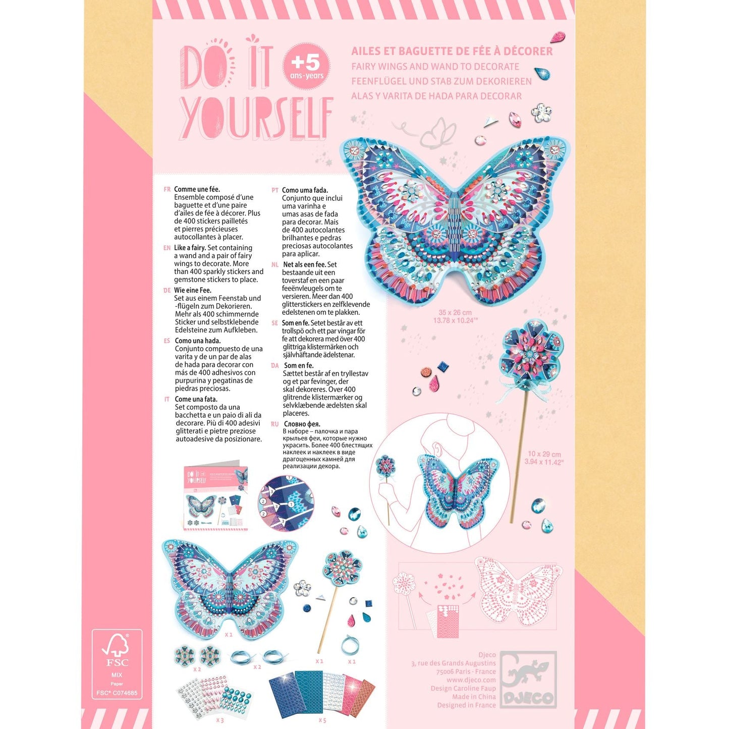 DIY Creation - Fairy Wand and Wings