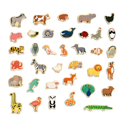 Wooden magnets - animals