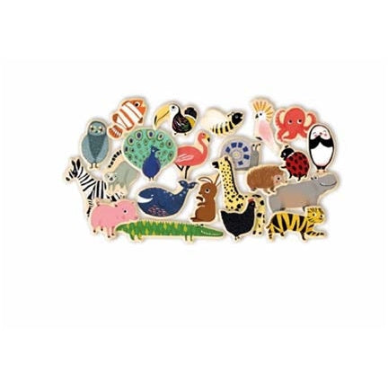 Wooden magnets - animals