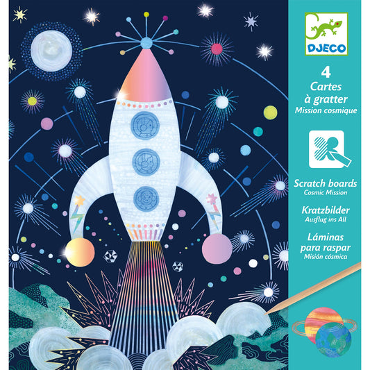 Engraving creation - space mission