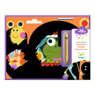 Craft for Toddlers - Revealed Animal Engraving