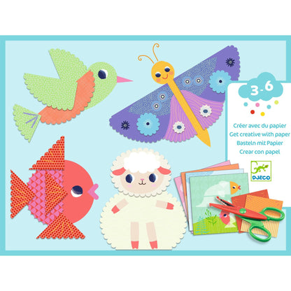 Playful Cut-Out Creation - Animals