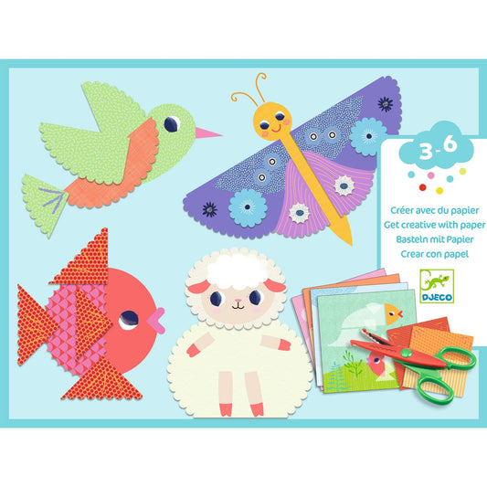 Playful Cut-Out Creation - Animals