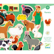 Wooden Magnets - New Farm