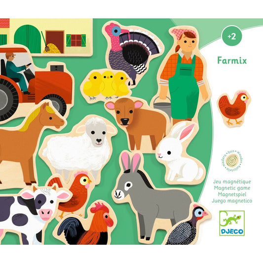 Wooden magnets - New Farm