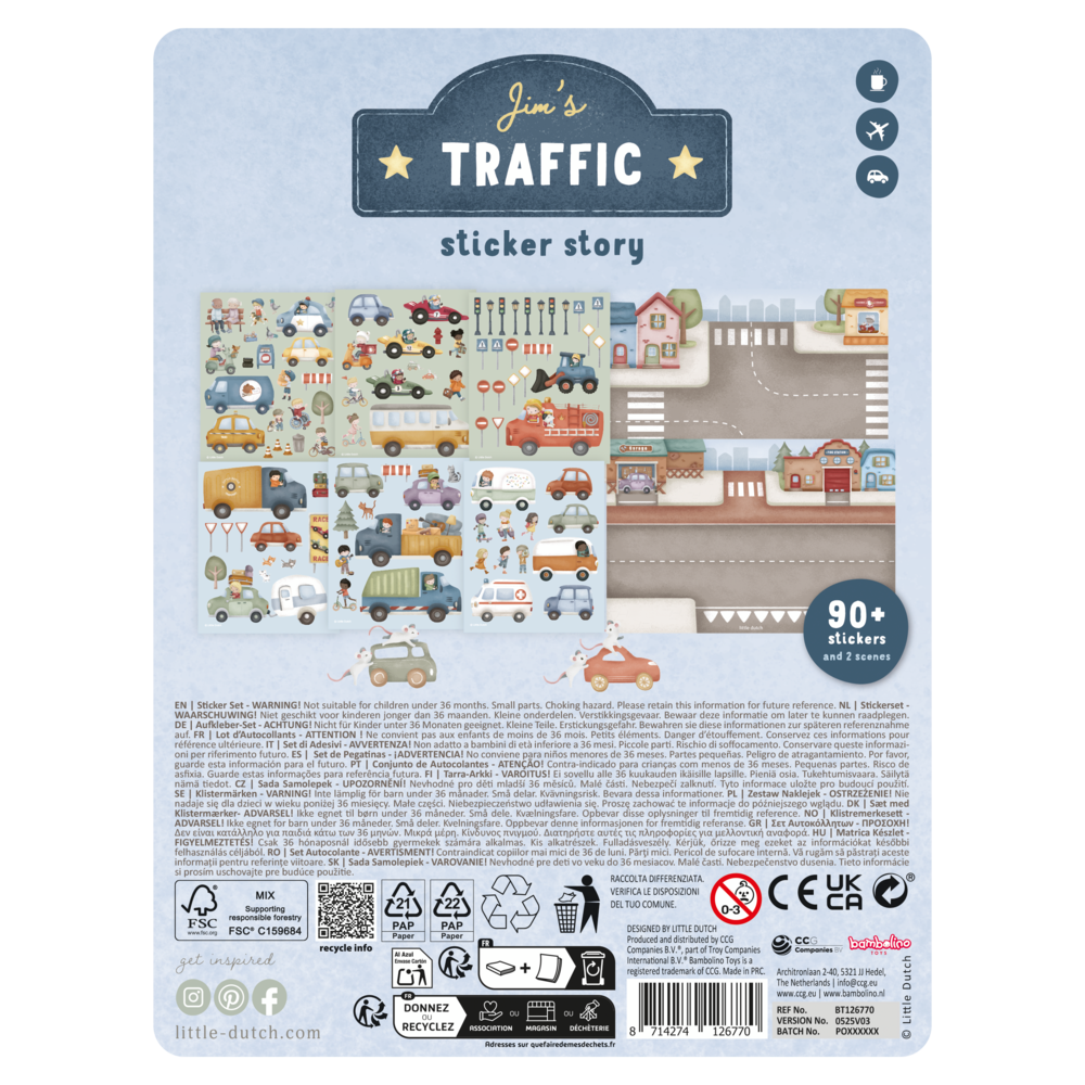 Sticker Set - Jim's Traffic