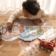 Reusable Stickers Set - Fire Station