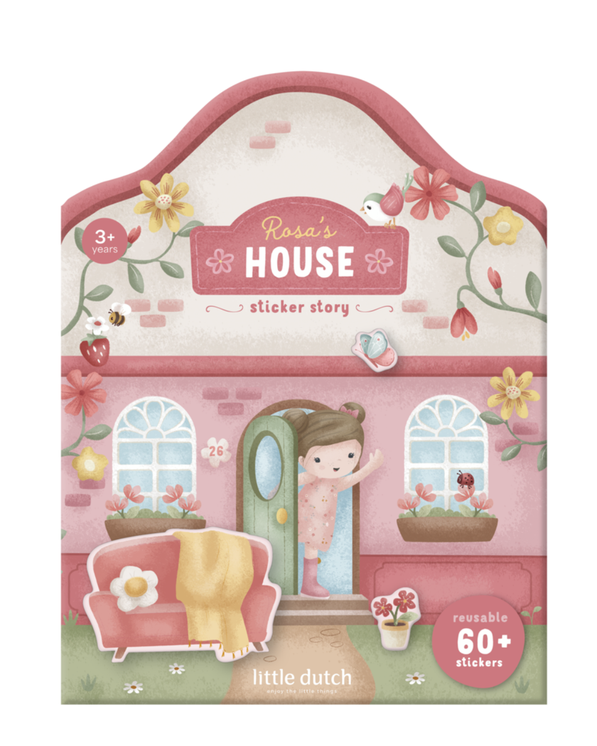 Reusable Stickers Set - Rosa's House