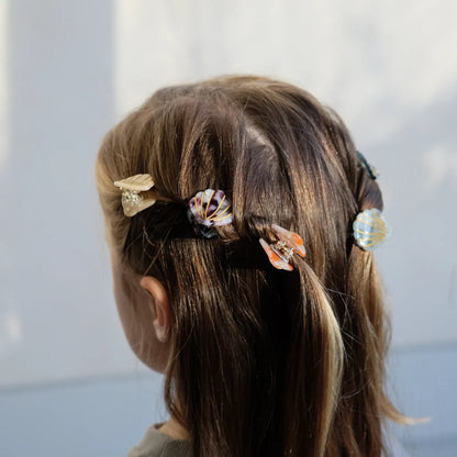 Mini Shell Acetate Hair Clips