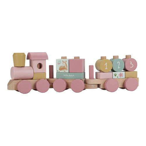 Stacking Train Tractor | Pink