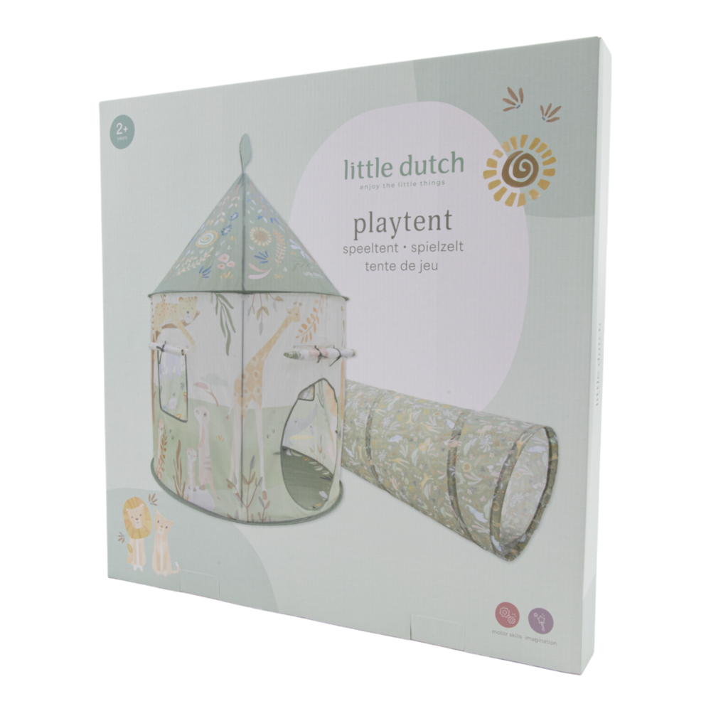 Safari Tent with Play Tunnel
